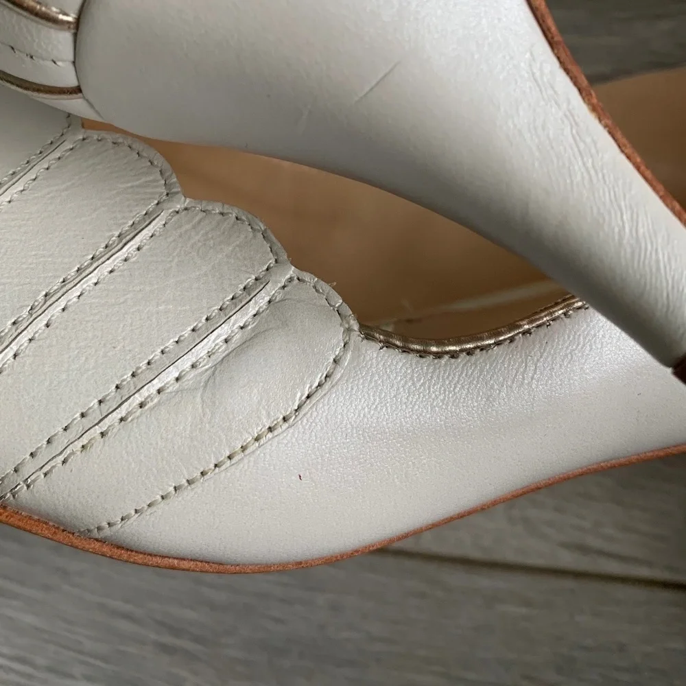 Rachel Simpson Ada Ivory peeptoe heels - Picture 9 of 9